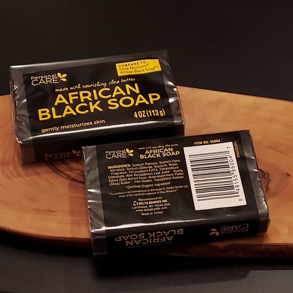 LOT OF 2! African Black Soaps made with Nourishing Shea Butter Bundle NEW IN BOX - Picture 5 of 5
